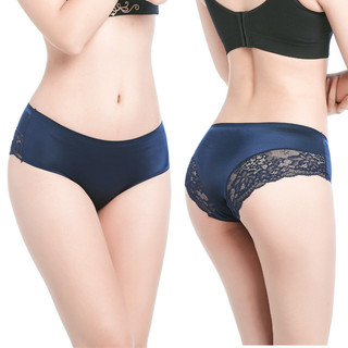 Quần Lót Mềm Giấu Đường May Phối Ren Cho Nữ Giới Q09