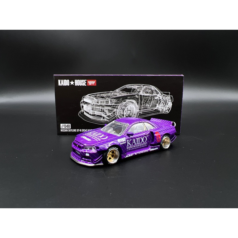 DiecastSG64 Xe Mô Hình Kaido House x MiniGT Nissan Skyline GT-R