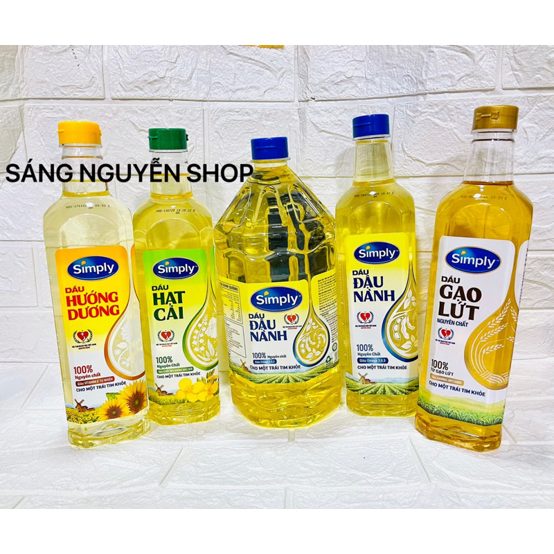 Dầu Ăn Đậu Nành Simply 1l 2l Shopee Việt Nam