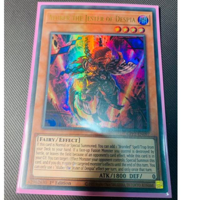 Thẻ Bài Yugioh Aluber The Jester Of Despia Gfp2 En097 Ultra Rare Shopee Việt Nam 9303