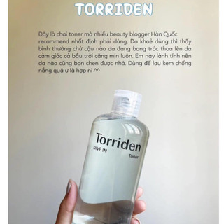 [Torriden] Toner Cấp Nước Torriden Dive In Low Molecular Hyaluronic Acid
