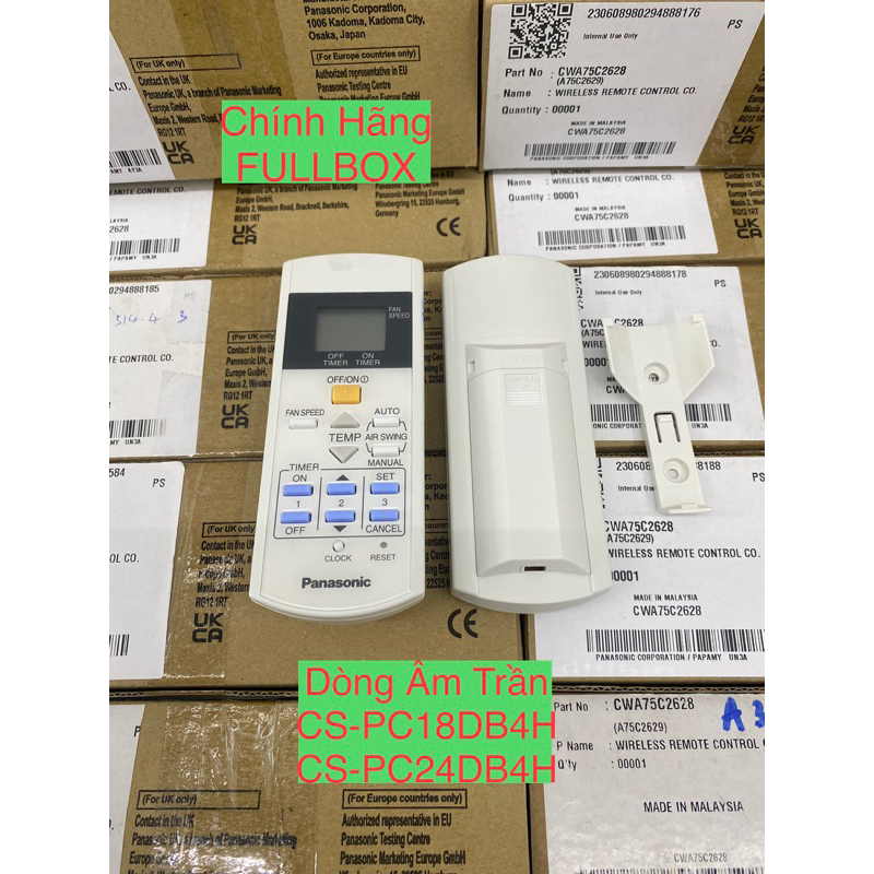 Remote máy lạnh PANASONIC dòng âm trần 2628, Điều khiển điều hoà