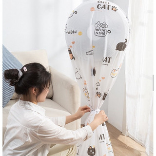 Bọc quạt cây chống bụi - bọc quạt kích thước 148x60cm Hàng dày dặn