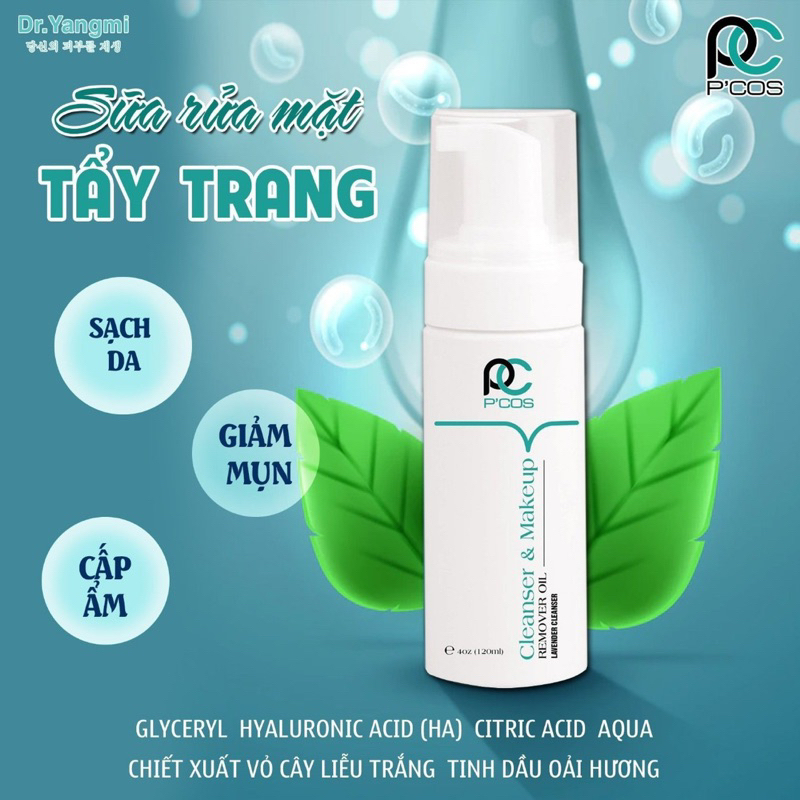 Sựa Rửa Mặt Tẩy Trang Lavender giúp làm sạch sâu dành cho da dầu 120mil