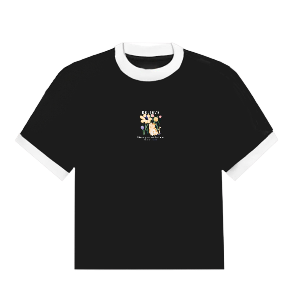 Áo thun Baby Tee Mini Cat unisex phông Nam Nữ