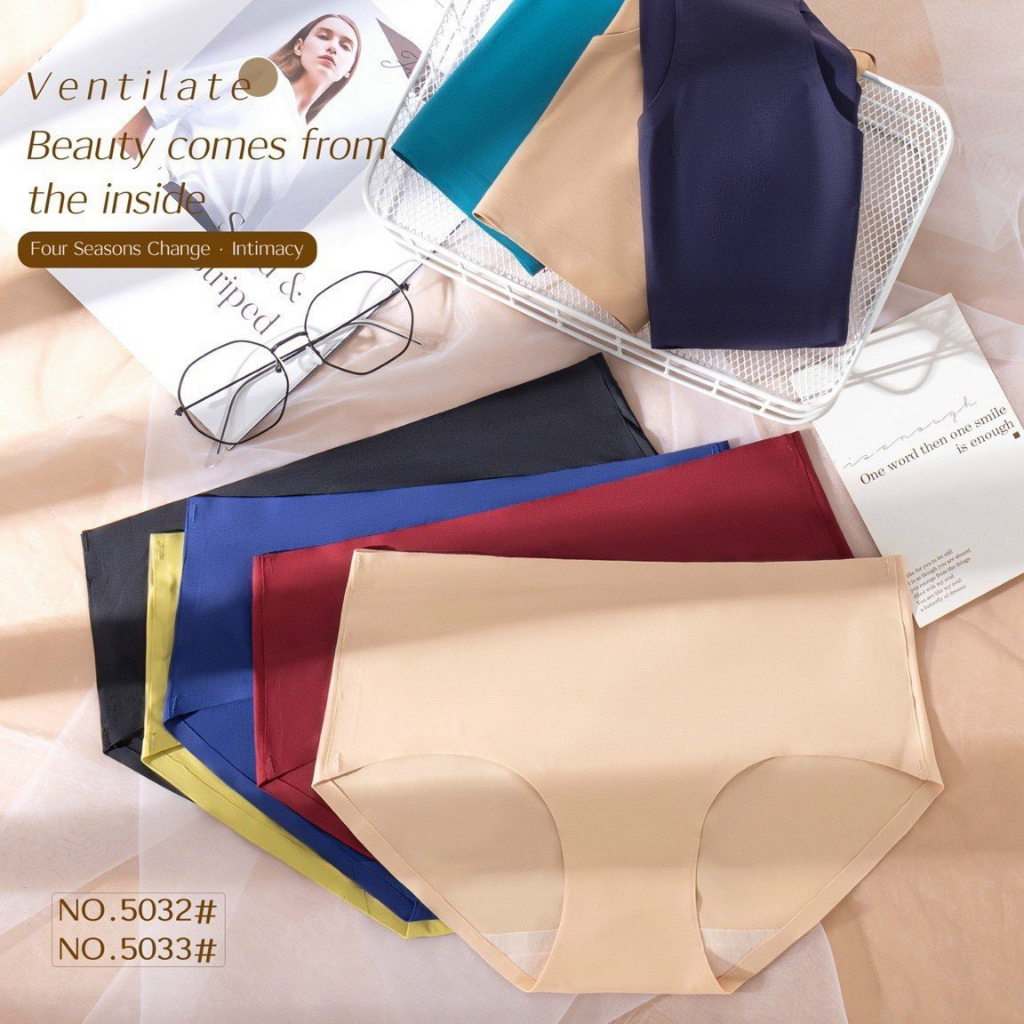 Set 3c quần lót dán không đường may vải su lạnh cao cấp SCW2229