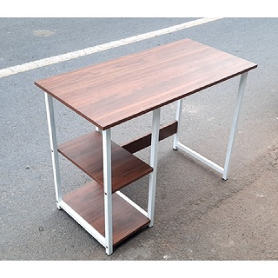 Bàn làm việc liền giá sách B3C nhiều kích thước ( full phụ kiện ốc vít)