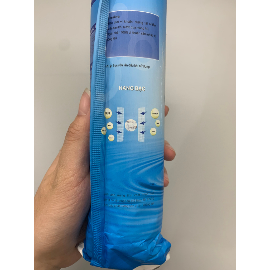 Lõi Lọc Nước Nano Silver Plus Karofi Số 8 Chức Năng Chống Tái Nhiễm Khuẩn