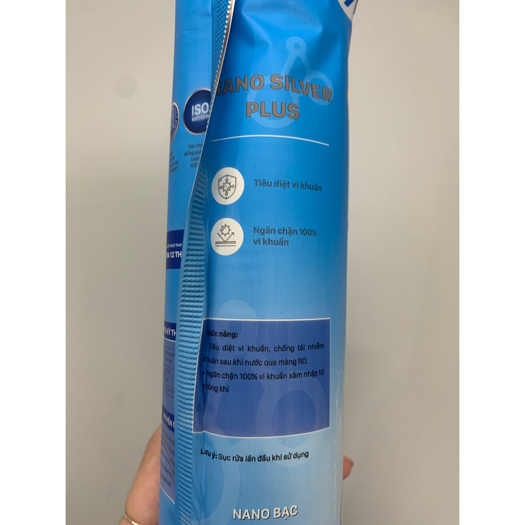 Lõi Lọc Nước Nano Silver Plus Karofi Số 8 Chức Năng Chống Tái Nhiễm Khuẩn