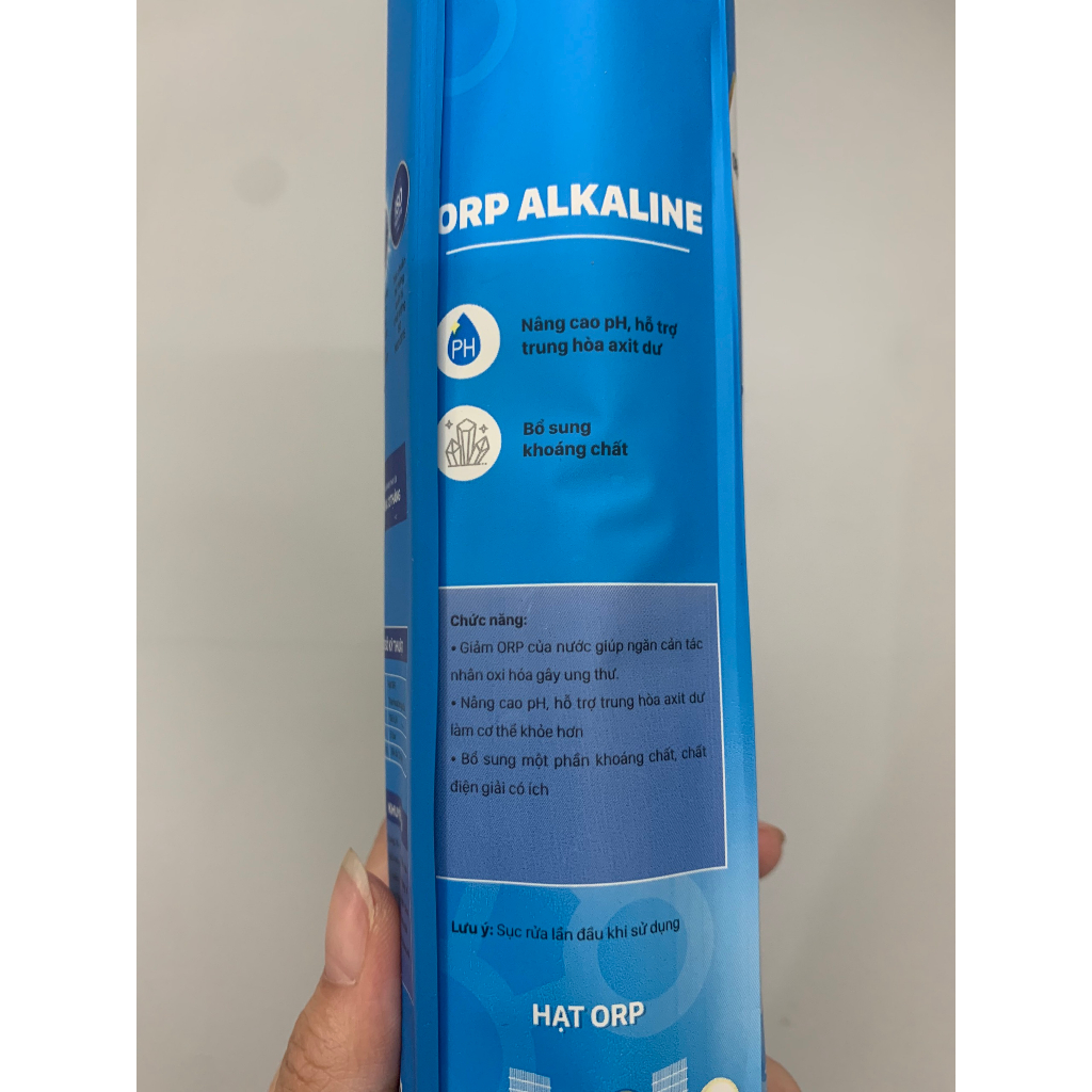 Lõi Lọc Nước ORP Alkaline Karofi Số 9 Chức Năng Nâng Cao pH Bổ Sung Khoáng Chất Giúp Cơ Thể Khỏe Hơn