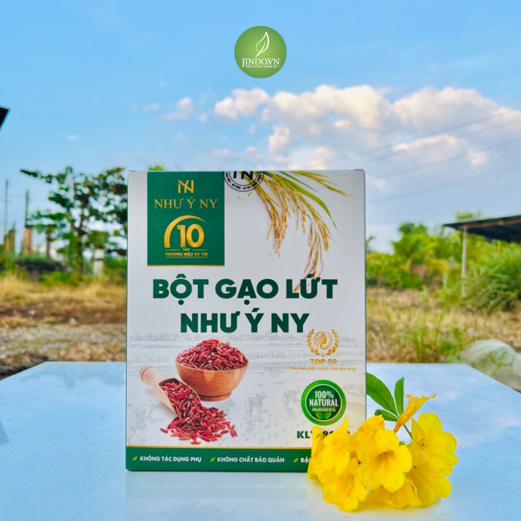 [Mã BMTTC60K giảm đến 60K đơn 50K] Bột gạo lứt Như Ý Organic 800g tác dụng Giảm Cân, Lợi Sữa