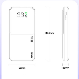 [CHỨNG NHẬN CCC] Pin Dự Phòng Remax RPP-623 20000mAh hỗ trợ 3 thiết bị cùng lúc - QC 22.5W và PD 20W