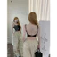 Áo Hai Dây Croptop Hotgirl Hở Lưng Có Đệm Mút Ngực RANSHI Cách Điệu Siêu Xinh Chất Tăm Lạnh Dễ Chịu - RA162
