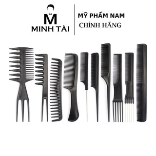 Bộ lược 10 món chuyên dụng bằng nhựa chống tĩnh điện