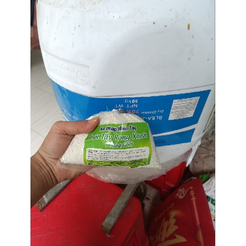Bột Tẩy Rong Rêu 500gram - Nguyên Chất Không Trộn Đá Vôi