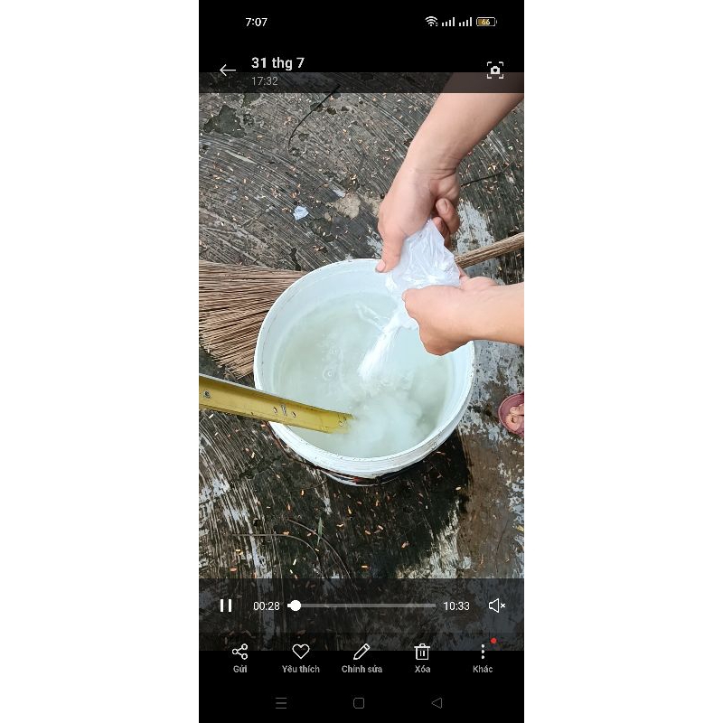 Bột Tẩy Rong Rêu 500gram - Nguyên Chất Không Trộn Đá Vôi