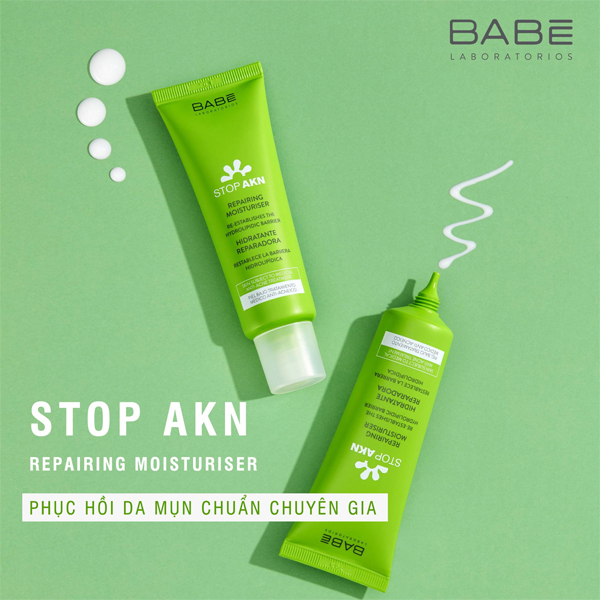 Ảnh Kem Dưỡng Laboratorios Babé Cho Da Dầu Mụn Stop AKN Mattifying Moisturiser (50ml) 2