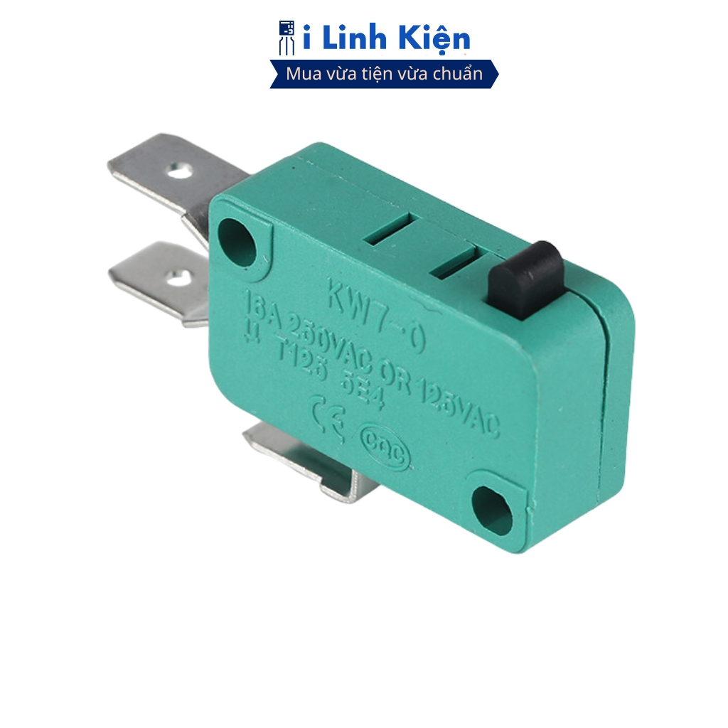 Công tắc hành trình, công tắc cửa lò vi sóng, nồi cơm điện 16A 250V màu xanh ilinhkien