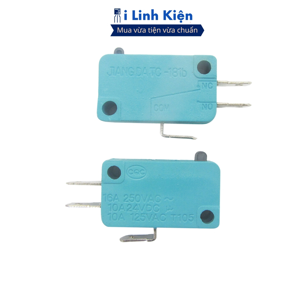 Công tắc hành trình, công tắc cửa lò vi sóng, nồi cơm điện 16A 250V màu xanh ilinhkien
