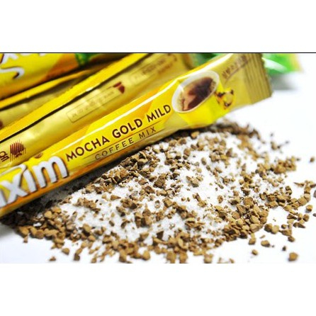 CÀ PHÊ MAXIM HÀN QUỐC MOCHA GOLD 100 GÓI - 맥심 커피 모카골드 마일드