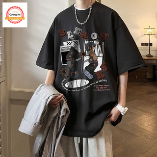 Áo thun nam, áo phông nam tay ngắn, tay lỡ cổ tròn chất thun lạnh dày dặn thoáng mát  ATN001 - Cường An Fashion