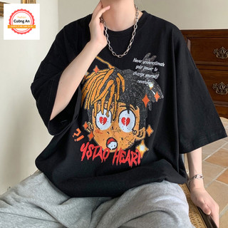 Áo thun nam, áo phông nam tay ngắn, tay lỡ cổ tròn chất thun lạnh dày dặn thoáng mát  ATN003 - Cường An Fashion