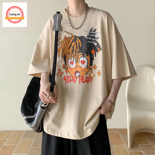 Áo thun nam, áo phông nam tay ngắn, tay lỡ cổ tròn chất thun lạnh dày dặn thoáng mát  ATN003 - Cường An Fashion