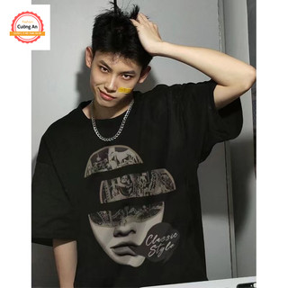 Áo thun nam, áo phông nam tay ngắn, tay lỡ cổ tròn chất thun lạnh dày dặn thoáng mát  ATN009 - Cường An Fashion