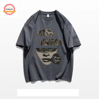 Áo thun nam, áo phông nam tay ngắn, tay lỡ cổ tròn chất thun lạnh dày dặn thoáng mát  ATN009 - Cường An Fashion