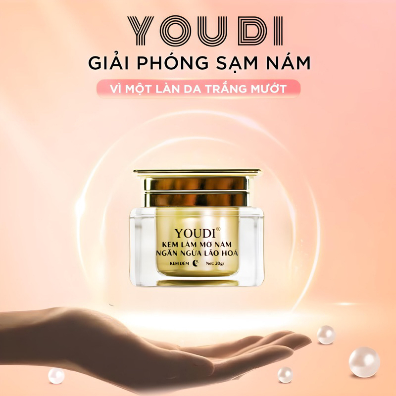 Kem giảm nám tàn nhang đồi mồi ngăn ngừa lão hoá YOUDI 20gam