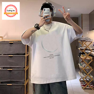 Áo thun nam, áo phông nam tay ngắn, tay lỡ cổ tròn chất thun lạnh dày dặn thoáng mát  ATN012 - Cường An Fashion