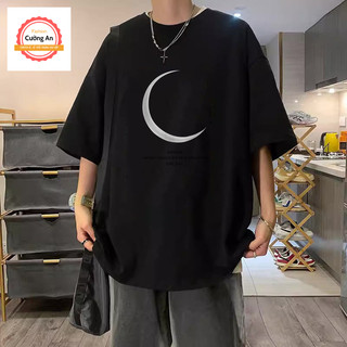 Áo thun nam, áo phông nam tay ngắn, tay lỡ cổ tròn chất thun lạnh dày dặn thoáng mát  ATN012 - Cường An Fashion