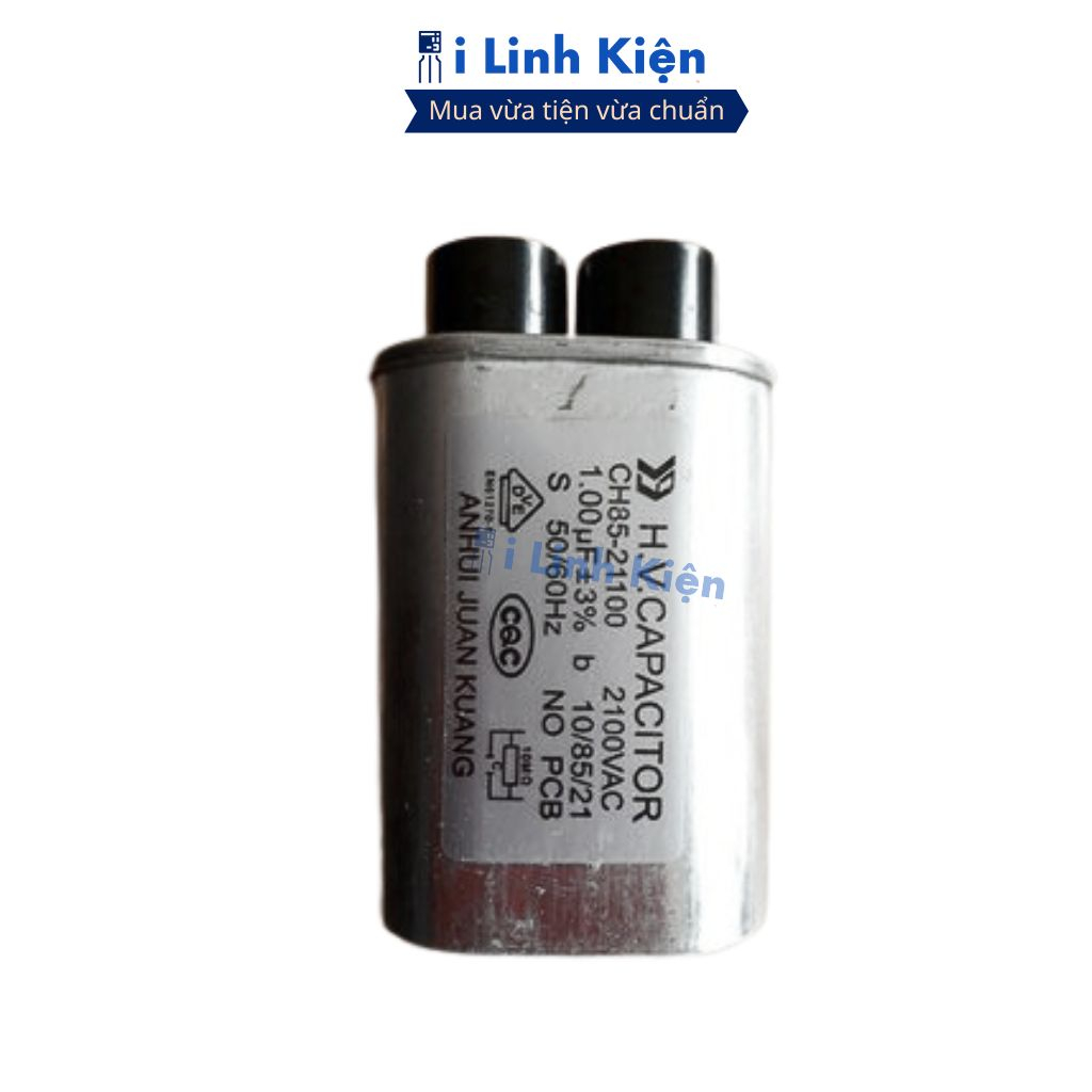Tụ lò vi sóng cao áp 1uF 2kV - Linh kiện thay thế ILinhkien