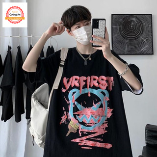 Áo thun nam, áo phông nam tay ngắn, tay lỡ cổ tròn chất thun lạnh dày dặn thoáng mát  ATN013 - Cường An Fashion