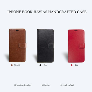 Ốp lưng điện thoại da iPhone BOOK HAVIAS