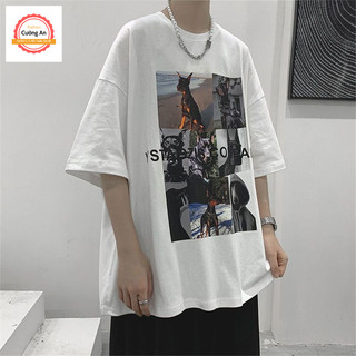 Áo thun nam, áo phông nam tay ngắn, tay lỡ cổ tròn chất thun lạnh dày dặn thoáng mát  ATN020 - Cường An Fashion