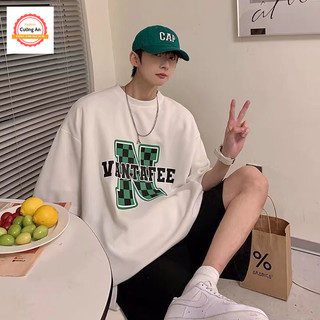 Áo thun nam, áo phông nam tay ngắn, tay lỡ cổ tròn chất thun lạnh dày dặn thoáng mát  ATN023 - Cường An Fashion
