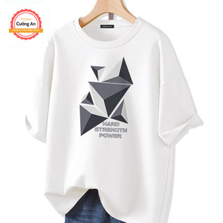 Áo thun nam, áo phông nam tay ngắn, tay lỡ cổ tròn chất thun lạnh dày dặn thoáng mát  ATN027 - Cường An Fashion
