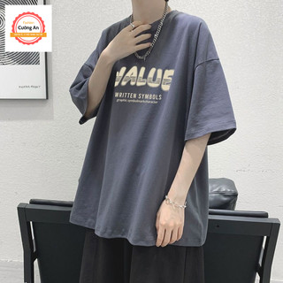 Áo thun nam, áo phông nam tay ngắn, tay lỡ cổ tròn chất thun lạnh dày dặn thoáng mát  ATN029 - Cường An Fashion