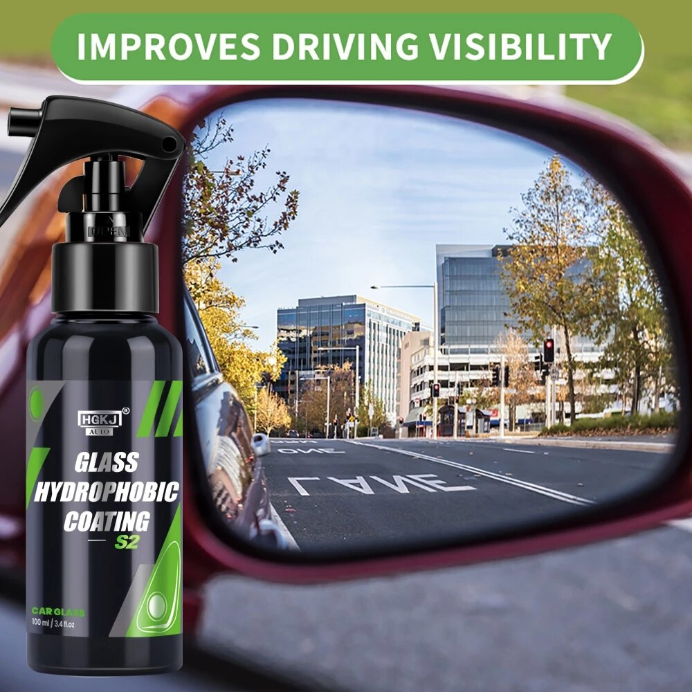 Glass Hydrophobic Coating - Chai Xịt Chống Bám Nước Cho Gương, KÍnh Xe Ô Tô Loại cao cấp S2 dung tích 300ml - PKN-184