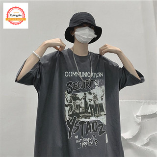 Áo thun nam, áo phông nam tay ngắn, tay lỡ cổ tròn chất thun lạnh dày dặn thoáng mát  ATN030 - Cường An Fashion