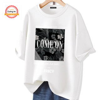 Áo thun nam, áo phông nam tay ngắn, tay lỡ cổ tròn chất thun lạnh dày dặn thoáng mát  ATN032 - Cường An Fashion