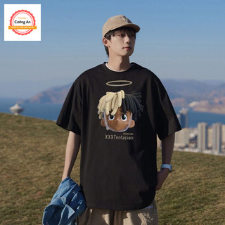 Áo thun nam, áo phông nam tay ngắn, tay lỡ cổ tròn chất thun lạnh dày dặn thoáng mát  ATN033 - Cường An Fashion