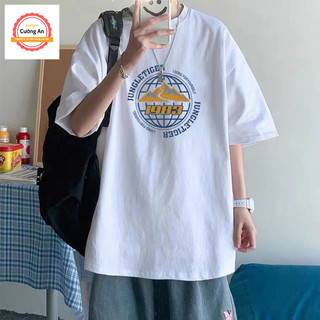 Áo thun nam, áo phông nam tay ngắn, tay lỡ cổ tròn chất thun lạnh dày dặn thoáng mát  ATN034 - Cường An Fashion