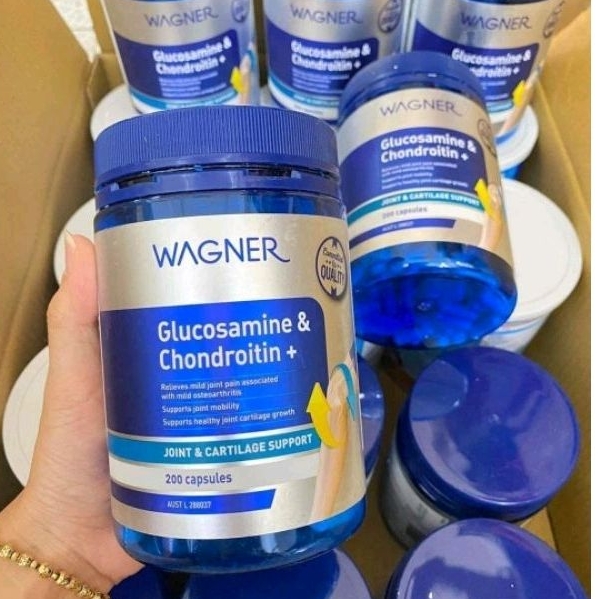 Viên uống bổ xương khớp Wagner Glucosamine & Chondroitin 200 Capsules