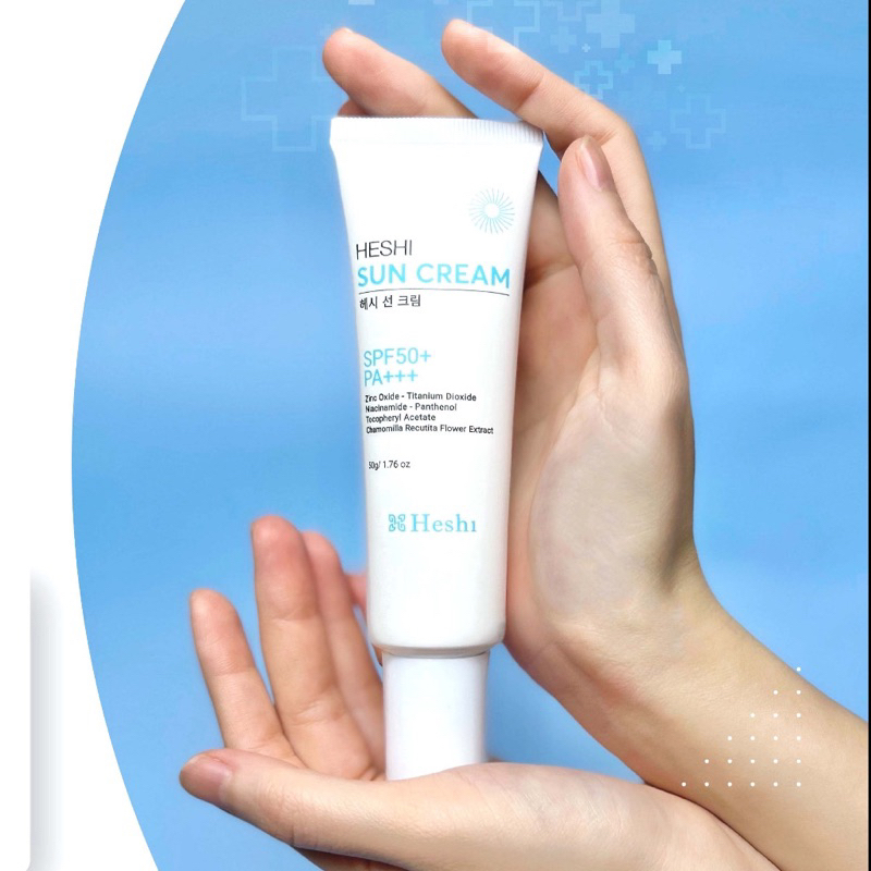Kem chống nắng heshi sun cream SPF+50+PA+++50g | Shopee Việt Nam