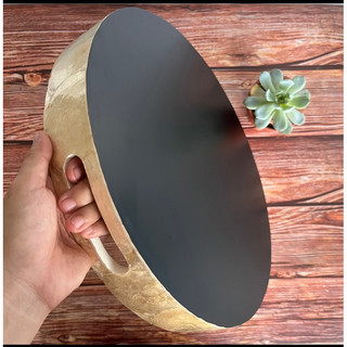 khay khảm trai ,Capiz Shell Round Tray, Mother of pearl inlay serving tray, kitchen counter tray, coffee table...