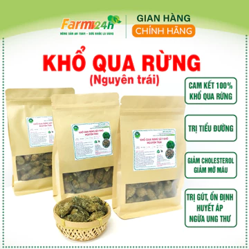 Khổ qua rừng (Mướp đắng rừng) nguyên trái, ngừa tiểu đường, gút, ổn định huyết áp, giảm cân, giảm mỡ máu & cholesterol