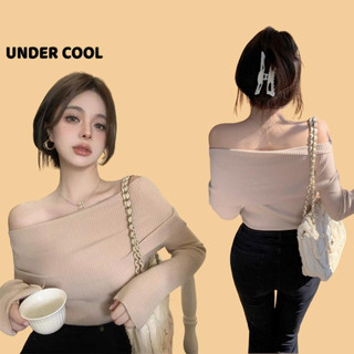 Áo Len Dài Tay Trễ Vai UNDERCOOL Mềm Mại Tôn Dáng Trẻ Trung ADT07