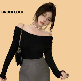 Áo Len Dài Tay Trễ Vai UNDERCOOL Mềm Mại Tôn Dáng Trẻ Trung ADT07